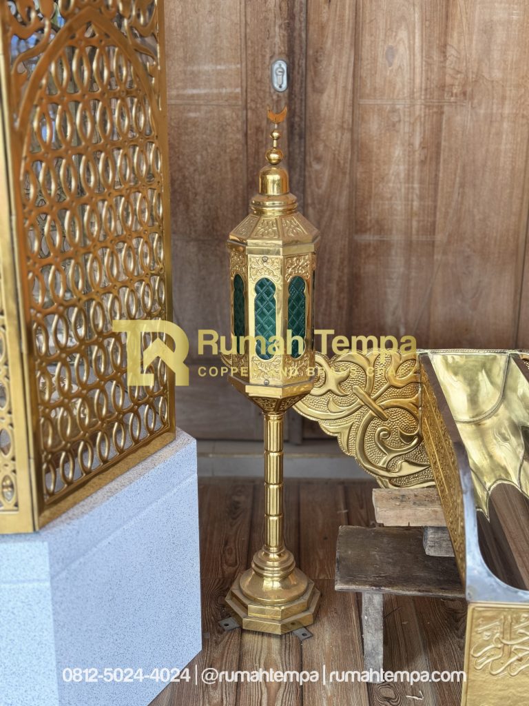 lampu hijr ismail bahan kuningan